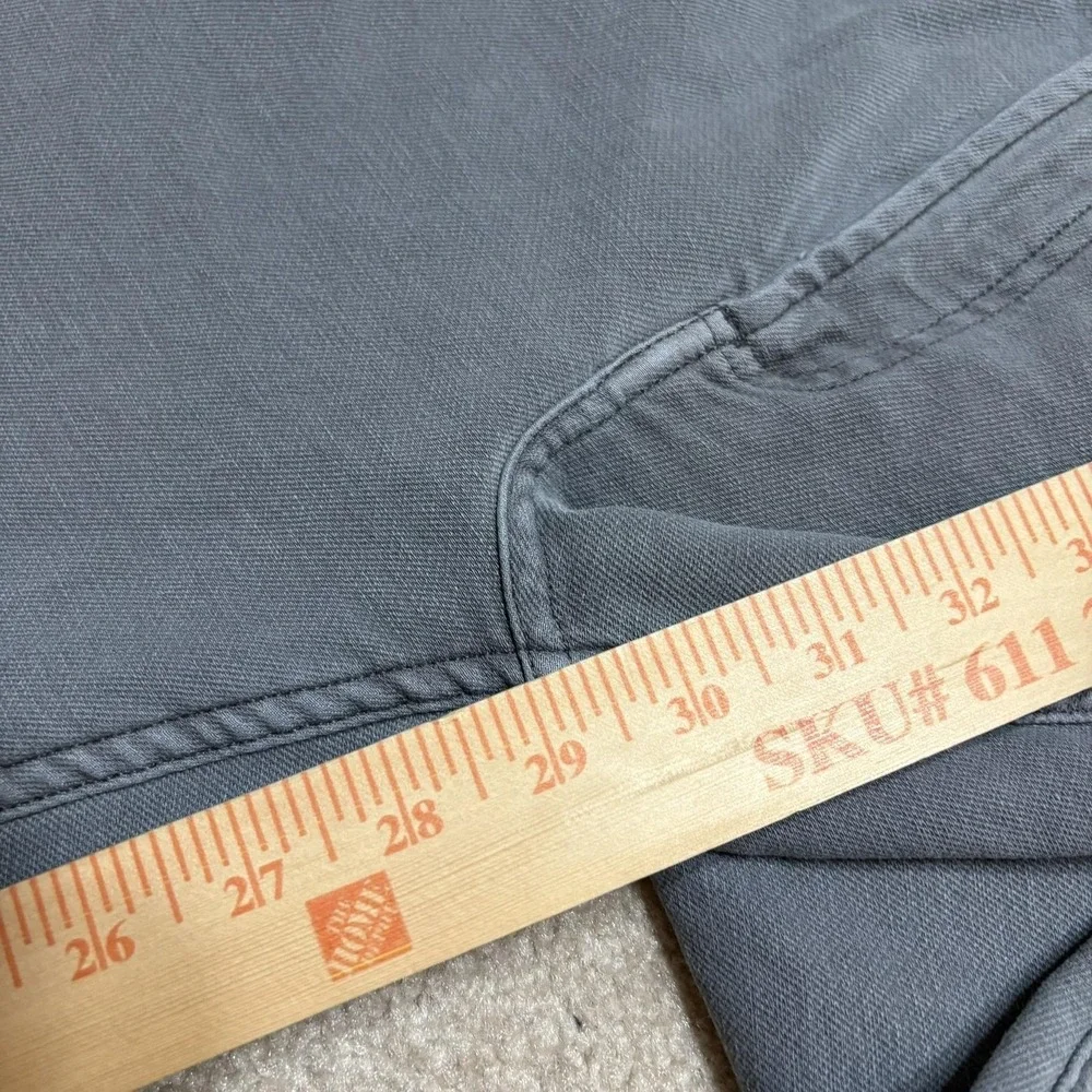 Faherty Brand Jeans Mens 32x29 Gray Slim Fit Straight‎ Leg Stretch Denim Pants